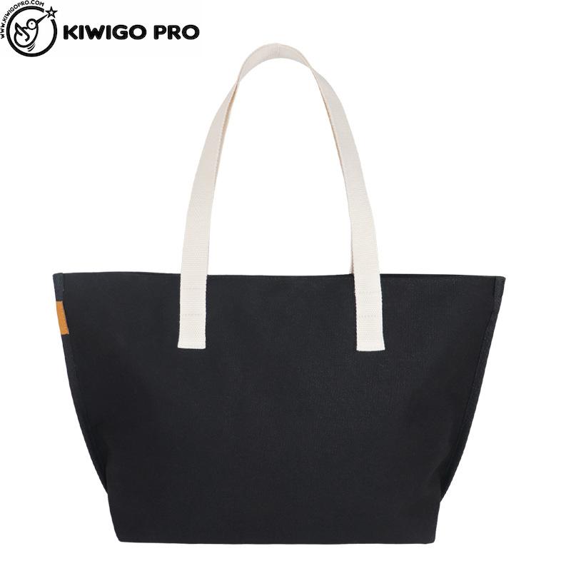 【kiwigopro】防水尼龍托特袋-黑色-多款客製