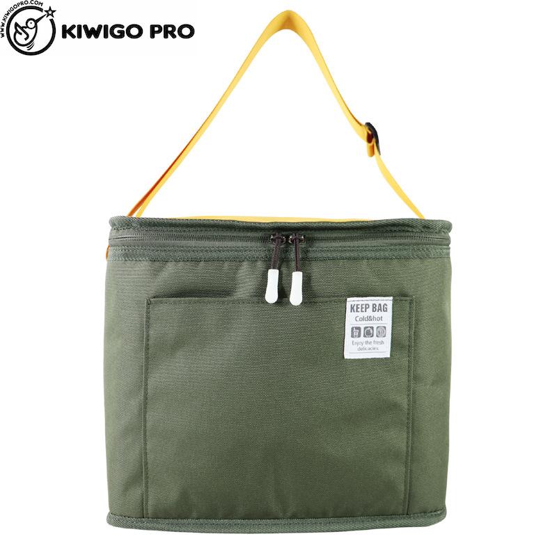 【kiwigopro】折疊保溫袋 學生便當/紅酒野餐/冷藏箱/露營收納冷卻袋